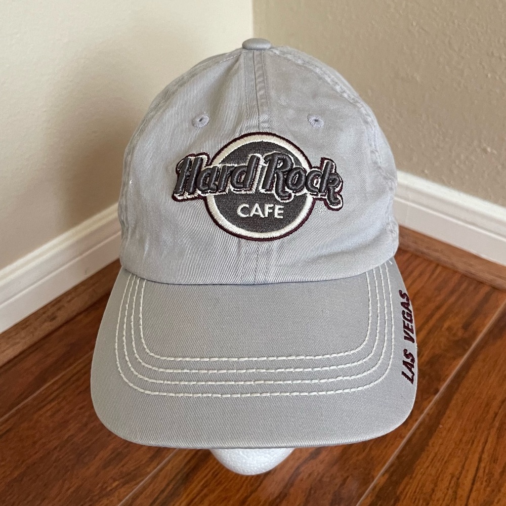 Hard Rock Cafe Gray Cap - Las Vegas - Baseball Cap - Hat